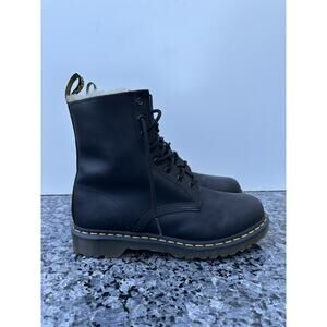Dr. Martens Women's Serena Faux Fur-Lined Boot Black Size US 10